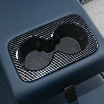 SBTMY ABS Декоративна лента от въглеродни влакна за задната част на рамката дренажна чаша кола автоаксесоари За BYD Atto 3 2022 2023 EV Юана
