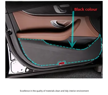 Angelguoguo за Mercedes-Benz 2016 E class, което предотвратява замърсяването на протектора врата апликации/етикети за защита на врата апликации