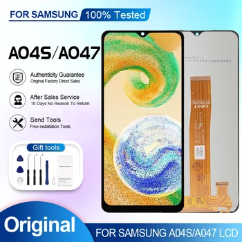 A047 Дисплей За Samsung Galaxy A04S LCD дисплей със сензорен панел, Дигитайзер на екрана A047 A047F A047F/DS A047F/DSN в събирането на