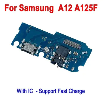 Нов USB-док-конектор за Зарядно Устройство, Порт за зарядно устройство ще захранване на Такса Гъвкав Кабел С Подкрепата на IC Бързо Зареждане За Samsung Galaxy A12 A125F
