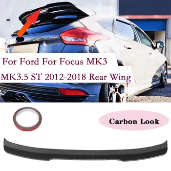 ABS Авто заден спойлер на Багажника, удължител за Ford Focus MK3 MK3.5 ST 2012-2018, задно крило