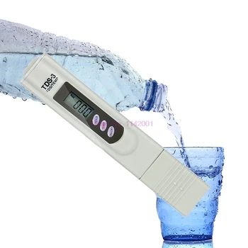 40ШТ TDS-3 Висококачествен Цифров LCD водомер Увеличението Дръжка Филтър Чистота 0-9990 PPM Преносим TEMP/PPM Качество на Водата