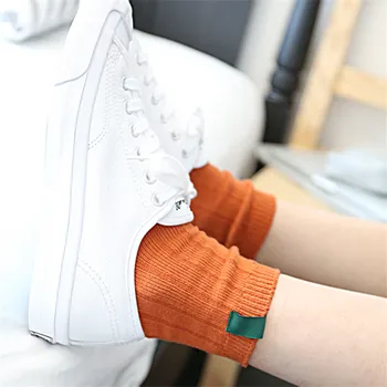 Висококачествени 1 чифт женски прекрасни дълги едноцветни чорапи, есен-зима, топло шарен чорап, памучен трикотаж носочные изделия за момичета, кальцетины