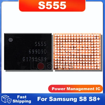 5 бр./лот S555 За Samsung S8 S8 + Блок Захранване IC BGA PMIC Управление на захранването на Чип за IC Резервни Части, Интегрални схеми Чипсет
