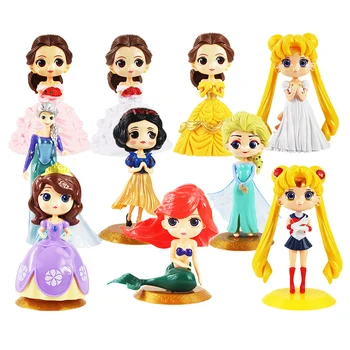 Аниме Кавайная принцеса PVC фигурки са подбрани модел Играчки Кукли Brinquedos