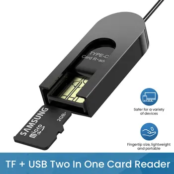 Mini USB 3.0 висока скорост на Четец на Карти OTG Type C C USB TF Micro SD Адаптер TF Micro-SD Otg Телефонни Адаптери, Micro SD Четец на Карти