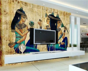 BEIBEHANG Потребителски тапети, фотообои, ръчно рисувани, европейската древнеегипетская стенни картини, символи, фоново украса