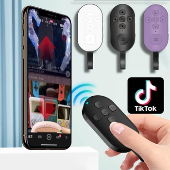 Bluetooth Smart Remote за мобилен телефон Xiaomi iPhone, Samsung, универсално дистанционно, селфи-стик, контролер Bluetooth камера