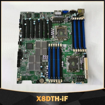 Сървър такса с двухпортовым процесор DDR3 SATA2 PCI-E 2.0 Xeon 5600/5500 за Supermicro X8DTH-iF
