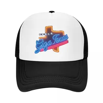 Бейзболна шапка на Tesla Giga Texas Neon, летни шапки, плажна чанта, маркови мъжки шапки възстановяване на предишното положение, шапка за момичета, мъжки