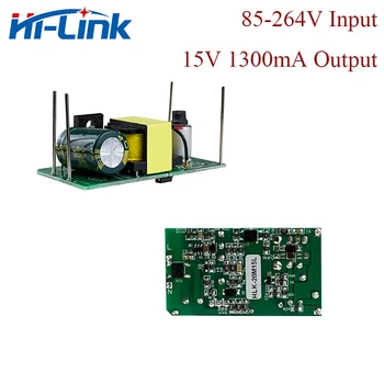 Безплатна доставка и 2 бр./лот, Hi-Link 220 v/110 до 15 1300 мА 20 W, стъпка надолу захранващ трансформатор, модул инвертор за променлив ток в постоянен HLK-20M15L, открита рама