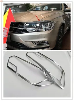 За Volkswagen Bora 2016-2018 Висококачествена хромирана предна рамка за мъгла задна лампа, декоративна рамка автомобилни аксесоари