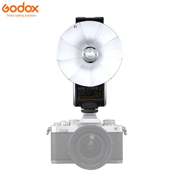 Светкавица за фотоапарат Godox Lux Senior GN14 6000 K ± 200 K 7 Нива на Задействане на Светкавицата Speedlite на Canon Фотоапарати Nikon, Fujifilm Olympus Sony