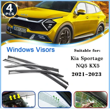 Стъкла за Kia Sportage NQ5 V KX5 5 2021 2022 2023 Аксесоари Дефлектори Навесная Тапицерия за Автомобилни Стъкла Козирки От Дъжд За Вежди