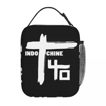 Индокитайский каишка Изолирано чанта за обяд Жанрове Рок Кутия за съхранение на продукти Преносим термоохладитель Bento Box School