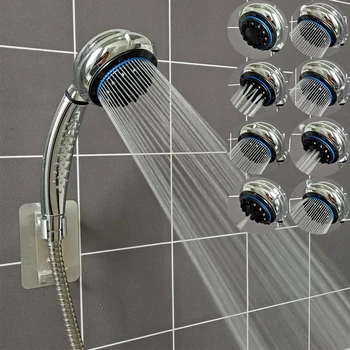 8 режима на Дъждовна накрайник за душ с високо налягане, Водосберегающий Филтър, распылительная дюза за СПА душ, Висококачествени Аксесоари за баня