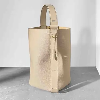 MS Модни дамски чанта от телешка кожа, ТОВА, извънгабаритни чанти-кофи, луксозен френски стил, луксозен дамски ежедневни чанта, Лятна новост 2023