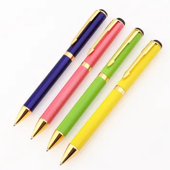 Висококачествени 801 цветни студентски, училищни канцеларски материали Синьо мастило от Химикалка писалка със средни наклони на Нова