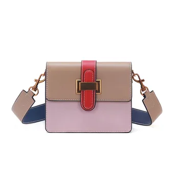 Нова дизайнерска хитовая цветна чанта през рамо в корейски стил за жени, модни малки чанти с добро качество, женствена чанта през рамо и портфейла