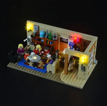 Комплект USB-осветление за конструктори Lego Ideas серия The Big Bang Theory 21302 Brick- (Модел Lego комплект не е включена)