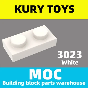 Kury Toys САМ MOC за 3023 100 бр. Детайли в строителството на блок за печки 1x2 за играчка тухли