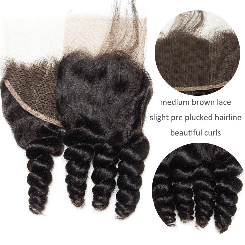 Alibele Перуански Свободна Вълна 3 връзки с предна закопчалка Натрупване на човешка коса Remy, Предварително выщипанных отпред С греда4