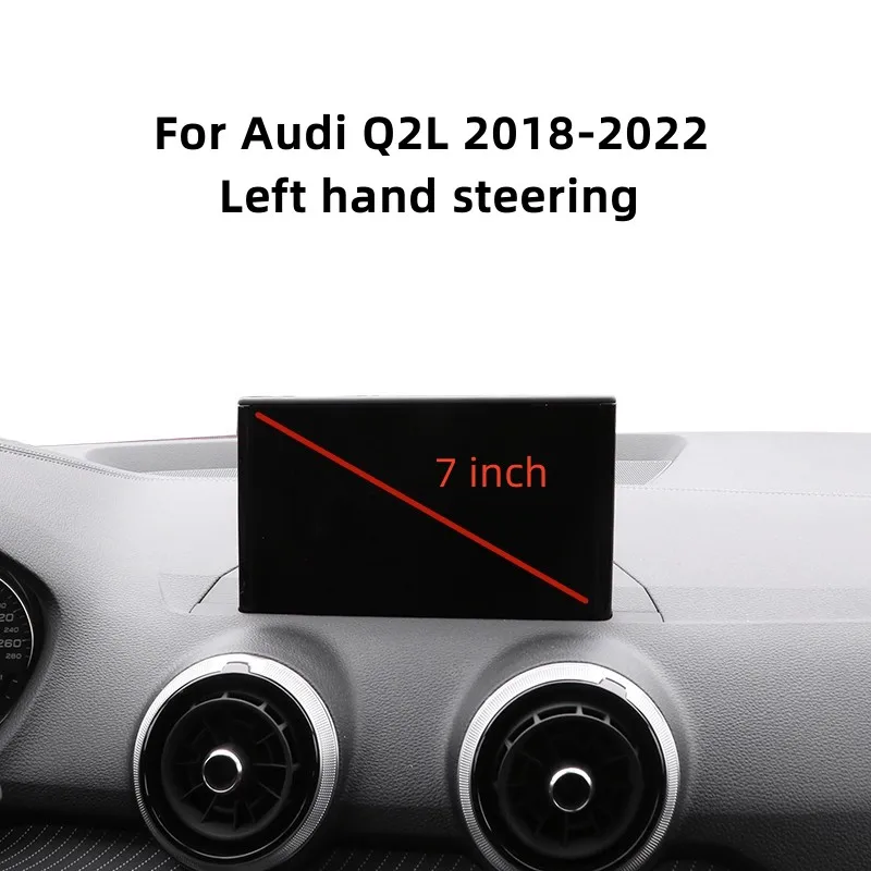 За Audi Q2L 2018-2022 Навигационния екран с фиксиран монтиране на автомобилния телефон, безжично зарядно устройство, съвместимост с мобилен телефон в колата2