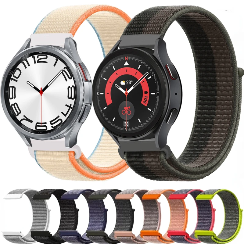 Найлонов ремък За Samsung Galaxy watch 6/4 Classic/5 Pro Gear S3 Amazfit GTR Спортни часовници-гривни за Huawei watch GT 2/3 Pro0