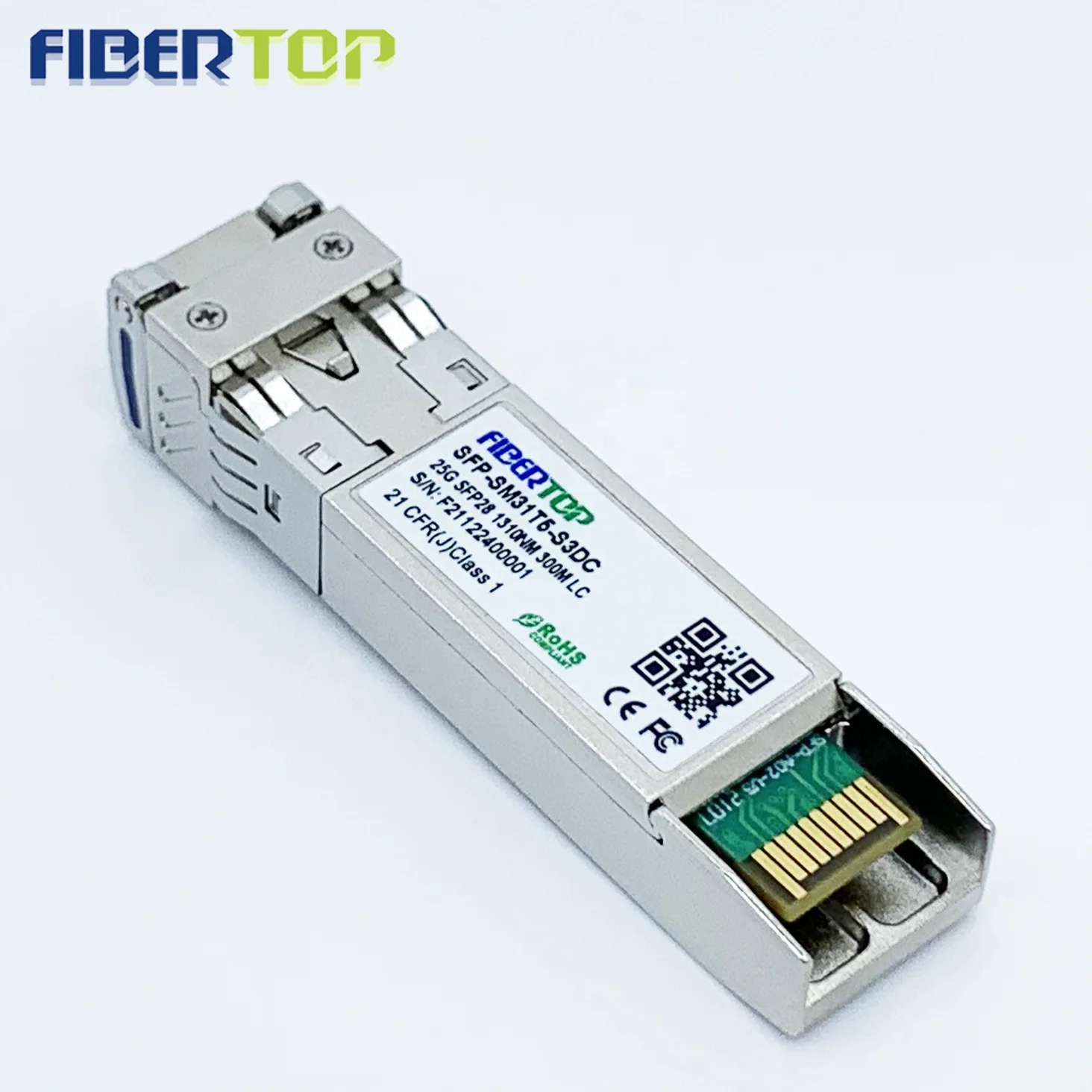 Оптичен радиостанцията Fibertop 25 ГРАМА SFP СТАНОВИЩЕ SFP28 SMF 1310nm 300M модул за 25-гигабитова Ethernet мрежа5