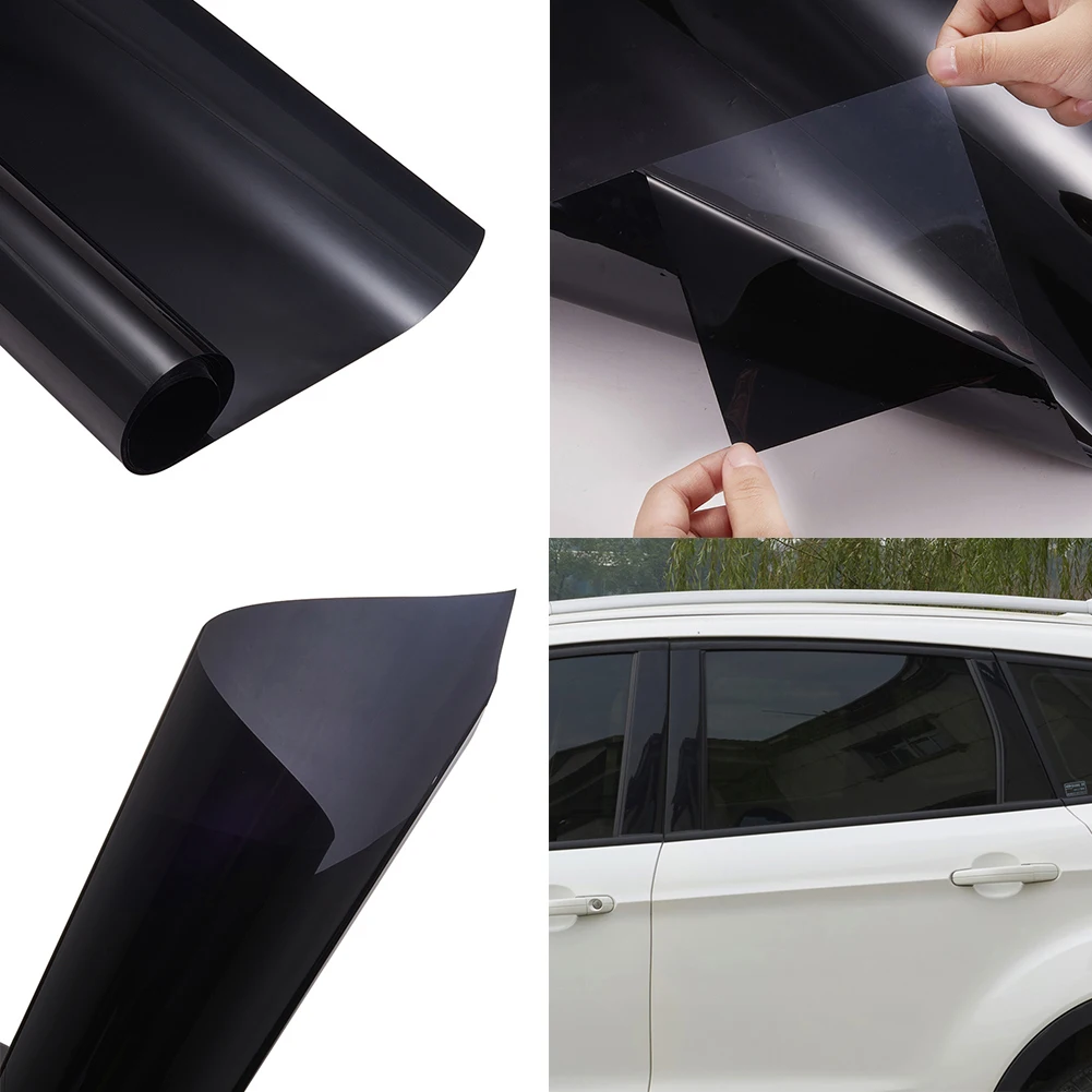 Черна филм за оцветяването на прозорци на колата стикер за автомобил, Търговски Защита от Слънцето, Лятна фолио, Стикер на Колата1